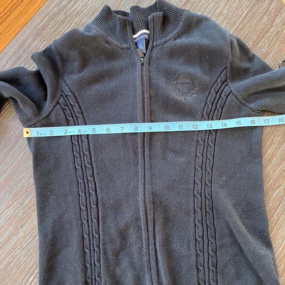 Tommy Hilfiger ladies zippered cardigan in size small - Picture 6 of 9